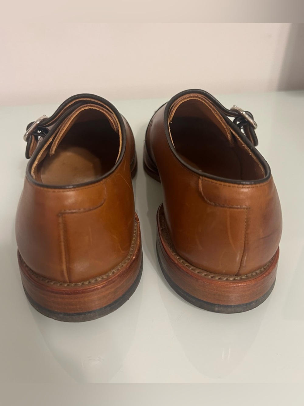 Allen Edmonds Concord Monk Strap Dress Shoes Men's Size 9 D - Picture 7 of 12